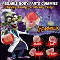 thumbnail image 6 of Amos Peelerz Gummy Body Parts, Raspberry & Strawberry Peelable Gummies Halloween Candy 8.47 oz (1 Pack), 6 of 7