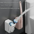 thumbnail image 4 of Disposable Toilet Brush with 48 Refills,Toilet Cleaning Supplies,Toilet Wand Starter Kit,Wall Mounted Bowl Cleaner Holder for Bathroom Deep & Hygiene (White), 4 of 4