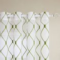 thumbnail image 7 of Topfinel White Sheer Curtains 63 inch Long Geometric SageGreen Embroidered Diamond Grommet Window Curtains for Living Room Bedroom,Tulle Window Drapes, Light Soft Boho Curtains,54x63 inch,2 Panels, 7 of 7