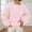 Pink, variant on Winter Sweaters for Women Cable Knit Crew Neck Pullover Sweater (Khaki L)