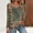Army Green, variant on T Shirts for Women Trendy Long Sleeve V Neck Shirts Lightweight Swea Tunic With Leggings Tshirts Top
