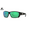 (28) 11 Matte Black/Polarized Green Mirror 580G, variant on Costa Del Mar Tuna Alley Polarized Blue Mirror 580P Rectangular Men's Sunglasses TA 11 OBMP 2.50