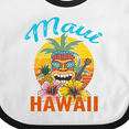 thumbnail image 4 of Inktastic Maui Hawaii Vacation Tiki Boys or Girls Baby Bib, 4 of 4
