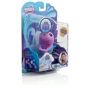 Fingerlings Light Up Narwhal Nelly Electronic Pet, Purple