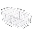 thumbnail image 3 of 8PCS Organizador de alacena, Organizador despensa de Plástico Transparente Con Divisores,Para Despensa, Cocina, Nevera, Gabinetes, Para Snacks, Pouches, 3 of 6