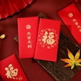thumbnail image 3 of Xiao Hua Sobres rojos de Año Nuevo Chino, 12 sobres para dinero en efectivo, bolsillo de la suerte para Navidad - E01, 3 of 5