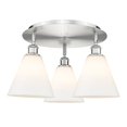 thumbnail image 3 of Innovations Lighting - Berkshire - 3 Light Flush Mount In Industrial Style-10.5, 3 of 5