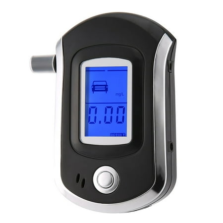 Breathalyzer Alcohol Tester Digital LCD Backlight Display Breath Alcohol Tester Audible Alert
