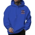 thumbnail image 1 of JHLZHS Mode Hommes Sweat à Capuche Graphique Mode Décontractée Impression Lettre Partie Pull à Capuche Manches Longues Pull à Capuche Hommes Sweat-Shirts Zippés Col Rond Long, 1 of 8