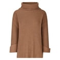 thumbnail image 5 of IROINNID Reduced Womens Sweater Turtleneck Pullover Sweater Solid Color Leisure Mid-Length Long Sleeve Autumn and Winter High Collar Sweater Tops, 5 of 6