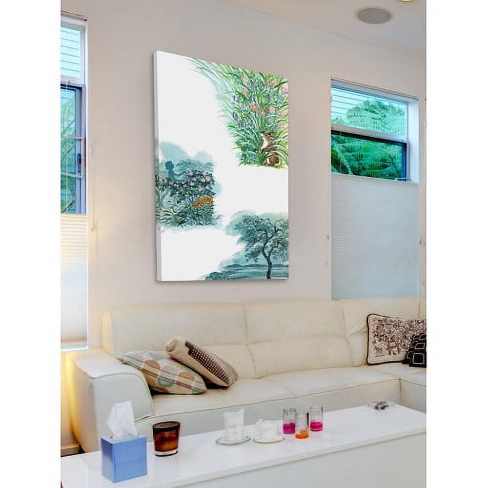 "Nature Secrets" Painting Print on Wrapped Canvas