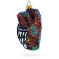thumbnail image 3 of Red Headed Woodpecker Perched On Bark Glass Christmas Ornament, 3 of 6