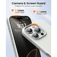 thumbnail image 5 of KOMI Designed for iPhone 16 Pro Max Case,Shockproof Liquid Silicone Protective Phone Case with Soft Anti-Scratch Microfiber Lining Ultra Slim Drop Protection Phone Cover 6.9 inch Antique White, 5 of 5