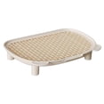 thumbnail image 2 of DimyFew Litter Box Ramp for Kitten and Elderly Cats Accessories Easy to Clean Hollow White, 2 of 8
