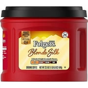Folgers Caffeine Ground Blonde Silk Coffee, 22.6 oz (Pack of 10)