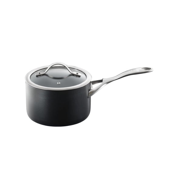 2.1qt Hard Anodized Cast Saucepan with Non - stick Coating