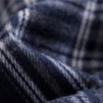 thumbnail image 4 of Mens Graphic T-Shirts Lapel Button Long Sleeve Plaid Loose Casual Shirt Tops, 4 of 8