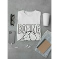 thumbnail image 3 of Sketch Of Boxing Gloves T-Shirt Men -Image by Shutterstock, Male 4X-Large, 3 of 4
