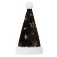 thumbnail image 2 of Niusricy Sequin Christmas Hats for Adults Glitter Snowflake Embroidered Santa Claus Hats Party Cap with Fur Trim, 2 of 5