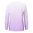 thumbnail image 4 of Jsaierl Women's Sweatshirts Funny Gradient Trendy Sweatshirts Crewneck Casual Sweater Tops Workout Long Sleeve Blouses Winter Saving, 4 of 5