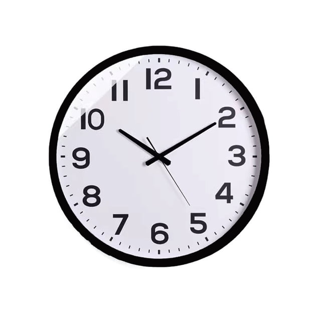 Simple Large Wall Mounted Clock, Stylish and Quiet In The Living Room, Wall Mounted Clock In The Lobby, Large-sized Clock Suitable for Living Rooms and Study Rooms