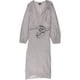 thumbnail image 1 of Alfani Womens Sparkly Wrap Dress, Gris, XX-Large, 1 of 2