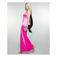 thumbnail image 3 of CITY STUDIO Womens Pink Spaghetti Strap V Neck Maxi Evening Body Con Dress 0, 3 of 3