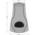 thumbnail image 5 of Outdoor Patio Chiminea Cover, Outdoor Cover with Waterproof and Durable Polyester, Protective Chimney Fire Pit Heater Cover, Outdoor Garden Heater Cover, 5 of 5