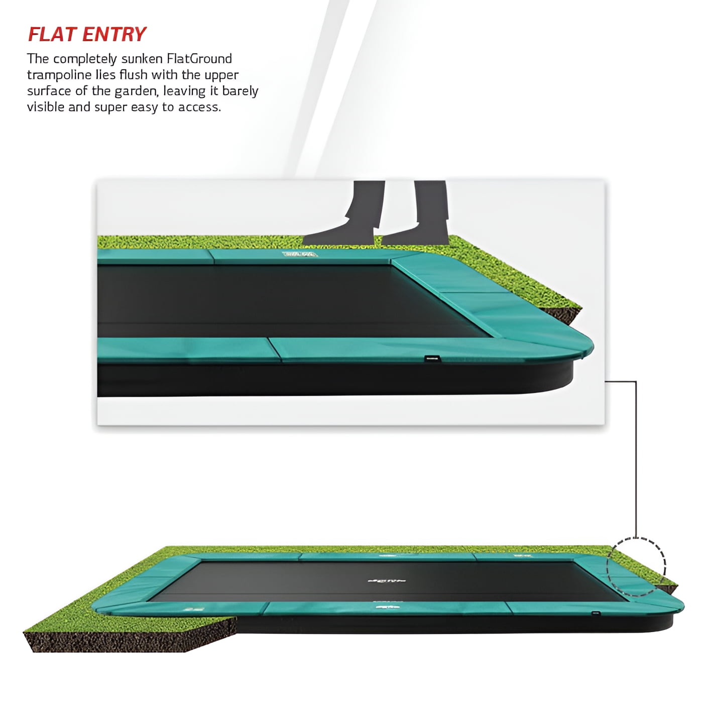 BERG Ultim Champion FlatGround 16ft Green