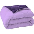 thumbnail image 7 of DNG Creations 5 Piece Reversible Diamond Pattern Comforter ( Lilac/Purple Colour ) 550 GSM All - Season 100% Egyptian Cotton, 800 TC - California King - Size, 7 of 7
