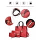 thumbnail image 2 of Set de 3 Bolsas BLOSOOM para Mujer de cuero PU impermeable Rojo, 2 of 3