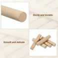 thumbnail image 4 of Unique Bargains 3/4 x 4 Inch Dowel Rods Wood Sticks Unfinished Wooden Dowel Rods Round Dowels Sticks 10 Pcs, 4 of 6