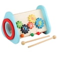 thumbnail image 1 of Juguete de instrumentos musicales para bebés, juguetes musicales educativos preescolares coloridos, habilidad fina de madera, juguete musical, 1 of 8