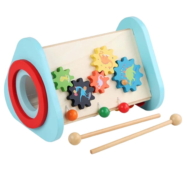 Juguete de instrumentos musicales para bebés, juguetes musicales educativos preescolares coloridos, habilidad fina de madera, juguete musical