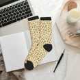 thumbnail image 6 of Disketp Paw In Groovy Style Unisex Mid-Calf Socks Lightweight Breathable Ventilation Ankle Socks, 6 of 7