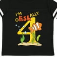 thumbnail image 4 of Inktastic I'm O-fish-ally Four Cute Clownfish Fourth Birthday Boys or Girls Toddler T-Shirt, 4 of 5