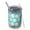 Turquoise Daisy Flower-1, variant on 12oz Tumblers Yellow Daisy Flower Red Centers Pattern Vacuum Insulated Stainless Steel Travel Tumbler Cups Mug with Lid and Straw for Beer,Coffee,Beverages with Cleaning Brush for Cold & Hot Drinks