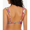 thumbnail image 2 of Hula Honey Juniors’ Impressionist Bloom Bikini Top, Large, Multi, 2 of 5
