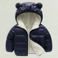 thumbnail image 2 of Coerni Winter Coat for Kids Baby Warm Outdoor Girls Boys Cartoon Winter Warm Fleece Jackets Kids Winter Down Jacket, 2 of 5