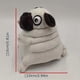 thumbnail image 2 of Adorable y feo perro carlino de peluche - Divertida escultura de arena de tela para Navidad, Halloween, Acción de Gracias, regalo único, 2 of 5