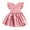 Pink, variant on WIBACKER Toddler Baby Girl Dress Summer Cotton Linen Ruffle Halter Sleeveless Kids Casual Beach Party Dresses 2-5 Years