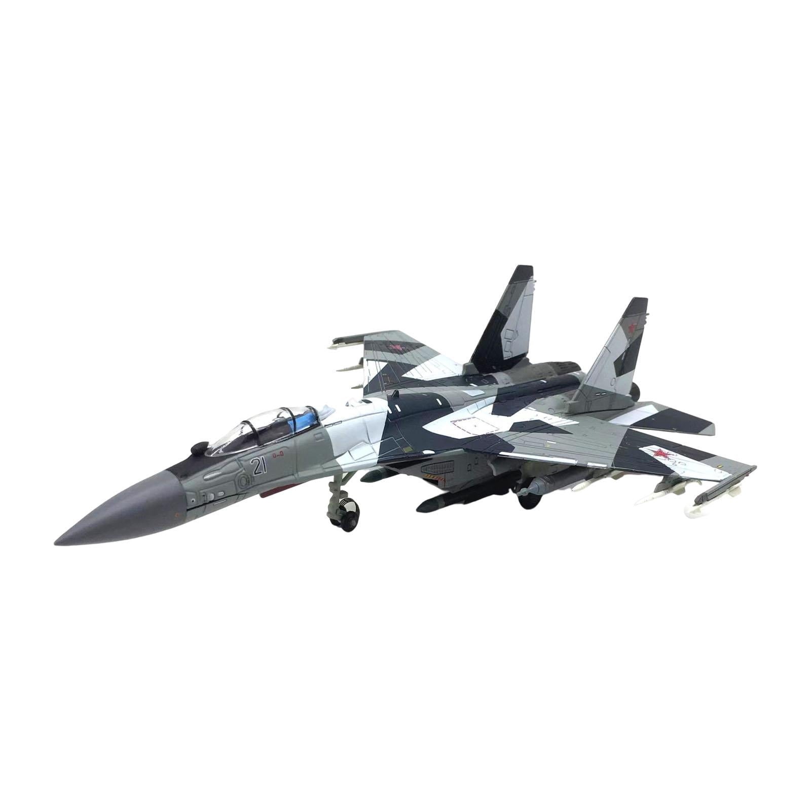 amagogo 1/100 Russian SU35 Fighter Alloy Diecast Plane Kids toys Model Kids Toys Fighter