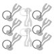 thumbnail image 5 of 8 llaveros metálicos con fichas para carrito de compras, llavero con monedas y soporte para monedas, llave de desbloqueo para carrito de compras., 5 of 6