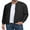 02-Black, variant on GIRUNS Men's Casual Varsity Jacket Vintage Suede Bomber Jackets Lightweight Outerwear Coat Brown L