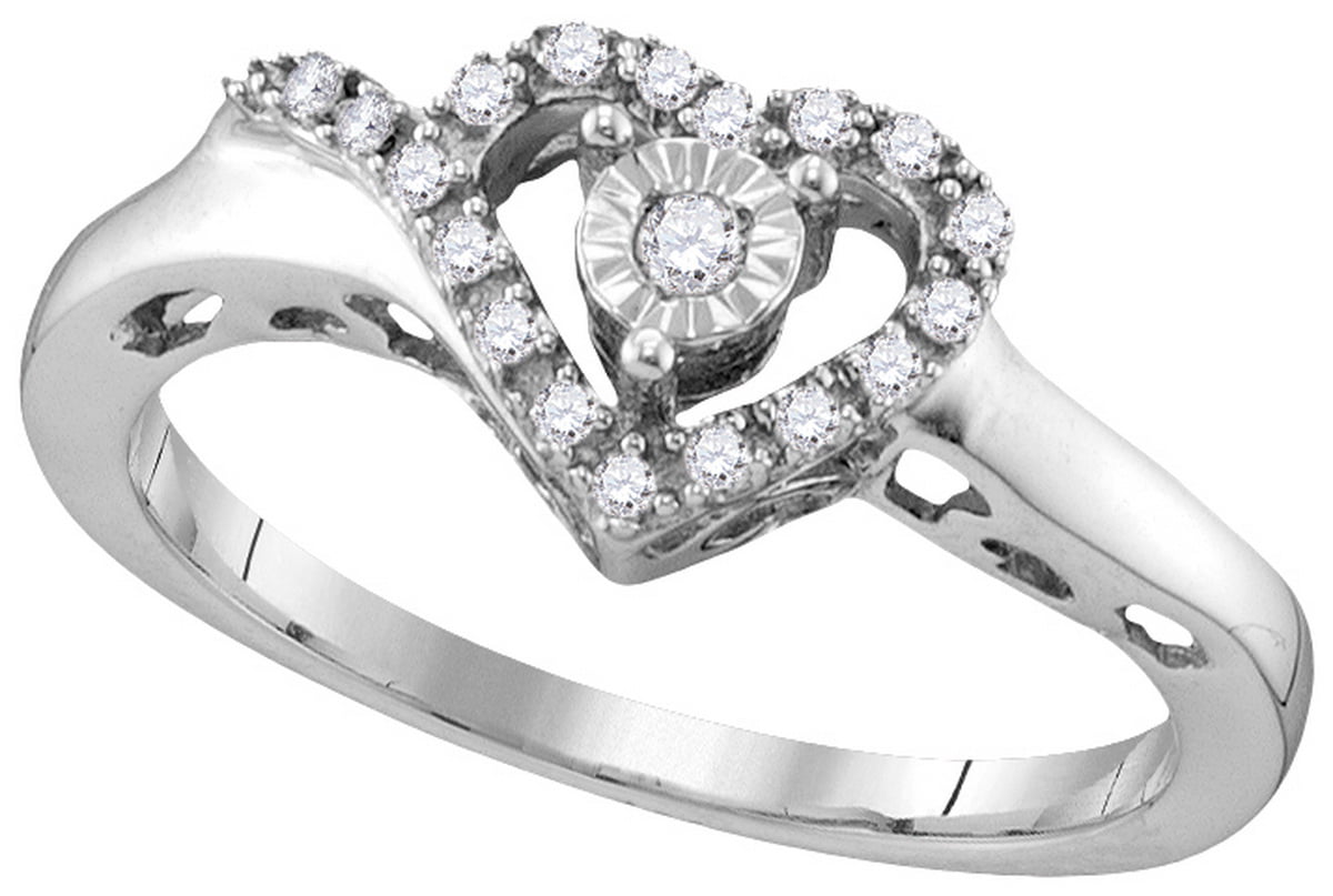 Details about   Round Cut Solitaire Engagement Rings Band Six Prong 925 Sterling Silver 