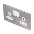 thumbnail image 4 of Wall Socket Dual UK Standard Electrical Outlet with Switch Power Supply Accessories 250V 13A, 4 of 9