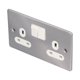 thumbnail image 4 of Toma de pared doble toma de corriente estándar del Reino Unido con interruptor accesorios de fuente de alimentación 250V 13A, 4 of 14