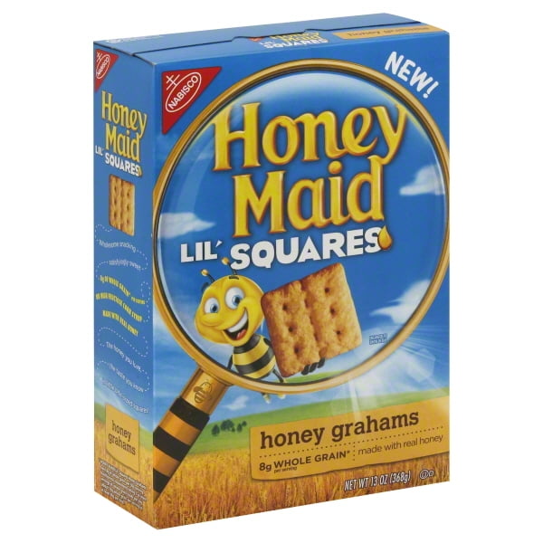 Nabisco Honey Maid Lil Squares Honey Grahams, 13 Oz.
