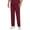 Wine, variant on Giftesty Nursing Scrubs for Men Pants Solid Color Straight Draw Rope Elastic Waist Pant with Pockets Nursing Uniform