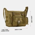 thumbnail image 5 of SDJMa Tactical Messenger Bag, 13.7"x9.4"x5.5" Camouflage Shoulder Bag, Durable Cross Body Bag with Adjustable Belt Sling Bags Laptop Bag for Working Cycling Hunting Camping, 5 of 8